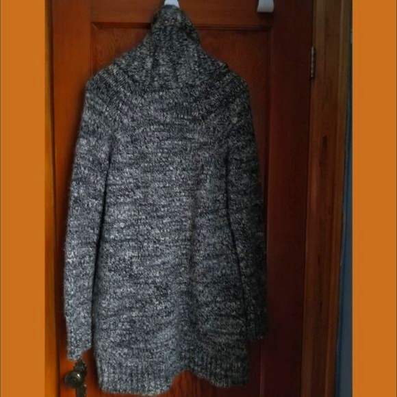 Warm, unisex S, M, L, zip jacket/sweater vintage, alpaca wool, Wilfred Free grey - Picture 4 of 8
